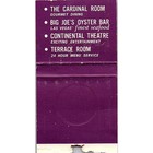 The Thunderbird Hotel And Casino Las Vegas Nv Vintage Matchbook Mm5-8