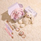 Personalized Bunny Plush     Custom Baby Gift With Embroidered Child   s Name