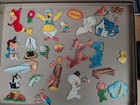 Rare Vintage 1950 Harvey-toon Tv Flannel Funnies Set Baby Huey Caspar Wendy Lulu