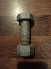 A325 Grade 5 Galvanized Steel Hex Head Bolt W  Nut 1 In X 4 In  1   lot 6 