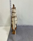 Wooden Model Ship Mayflower Replica Nautical Decor Handcrafted Wood 14 Inch