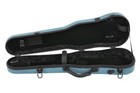 Gewa Bio-a Shaped 4 4 Violin Case - Blue With Backpack Straps