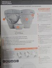 Ergobaby Easy Snug Infant Insert Grey Premium Cotton