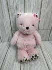 Carter s Child Of Mine Pink Kitty Cat Plush Rattle 8  Leopard Baby Lovey 2016