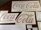 Coca-cola Decals Lot Of 25 New Vintage Sprite Boy  Double Cola  Vending Machine