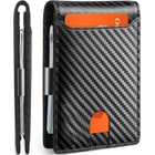 Mens Slim Wallet Rfid Blocking Bifold Wallets For Men Minimalist Genuine Leather