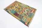 4 X 6 Ft Tribal Chobi Multicolor Kilim Area Afghan Hand Knotted Veg Dye Wool