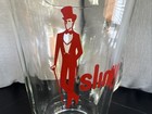 Vintage Slim Jim Beer Pitcher Heavy Glass 1960s Mascot As Is Craft Display Crack