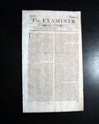 Rare Editor Jonathan Swift Early 18th Century The Examiner 1713 Tory Newspaper