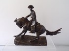 Franklin Mint The Cowboy Sculpture Official Issue Remington Art Museum