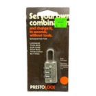 Lot Of 3 Prestolock Luggage Lock Keyless Combination Lock New Ships Quickly
