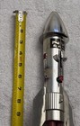 Vintage Astro Mfg  Rocket Ship Metal Bank  Berzac Creation  Working