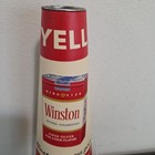 Vtg Winston Paper Cone Megaphone Tobacciana Ephemera Advertisement 