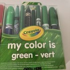 Crayola My Favorite Color Is Red   Green 8pc Set 2015 Crayons Markers Christmas