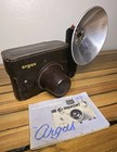 Vtg Argus C3 Match-matic 35mm Camera Case Flash Manual  the Brick  Untested   