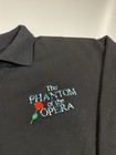 Vintage Phantom Of The Opera Sweatshirt Sz M l Collar Buttons Theater 80s