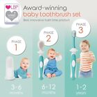 Award-winning Baby Toothbrush Set  3-24 Months  - Baby Finger Toothbrush  Tra   