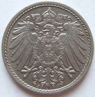 Coin German Empire Empire 5 Pfennig 1893 J In Brilliant Uncirculated