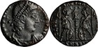 Very Rare Pellets Constantius Ii    15mm  Antioch  Ad 337-347 Gloria Soldiers Coa