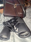 Minolta Mk 10x50 Standard Extra Wide Binoculars  Black  Multi-coated  Case