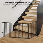 Baby Safety Gate 82-inch Configurable Walk-through For Toddler pet dog cat puppy