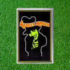 Vtg Marilyn Manson Top Hat Green Face Flocked Blacklight Poster 1996 Scorpio Nos