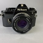 Nikon Em 35mm Slr Camera With 50mm 1 1 8 Series E Lens Tested W  New Batteries