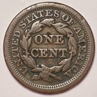 1851 Over 81 Braided Hair Large Cent Fine F Coin  20947