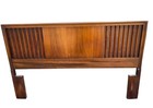 Mid Century Modern Wood Full queen Headboard  Complete Set