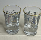 Shot Glasses Souvenir - Set Of 2 Greek Mythological Heroes And Greek Goddesses