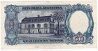 Argentina P-278a 500 Pesos 1965 Large Banknote