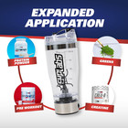 Ehplabs Electric Protein Shaker Bottle - 15oz Portable Shaker