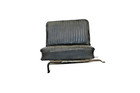 Jeep Cj Cj5 Cj6 55-79 Oem 60 40 Black Split Front Bench Seat Rare Free Shipping