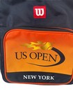 Wilson Us Open Tennis New York Backpack Large Bag Blue orange - Vintage - Used