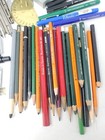 Lot - Misc Drafting Tools Pencils Leads Erasers Compass Vintage