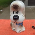 Japan Ceramic Dog Piggy Bank Still Bank  Made In Japan  Animals Theme