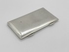 Small Antique Sampson Mordan Solid Sterling Silver Card Case Or Stamp Holder 52g