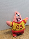 Spongebob s Patrick Beanie Baby Ty  Footballstar  Plush   2006  Pre-owned 7   c