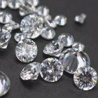 3   10mm 50opcs Round White Loose Cz Stone Aaaaa Cubic Zirconia Jewelry Gemstone