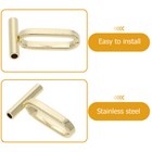 6 Pcs Metal Brooch Converter Clothing Pin Pendant Converters Mini
