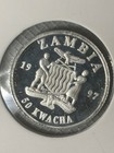Zambia 50 Ngwee 1997 Coin  1961 The People s Princess  Uncertified Silver