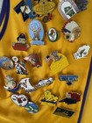 Vtg Wisconsin Wild River Lions Club Vest Size Small 62 Different Pins Pinbacks