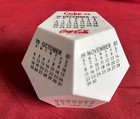 1981 Coca Cola 12-sided Plastic Pentagon Calendar