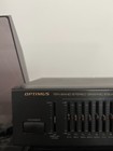 Vtg Optimus 31-2030 Ten Band Stereo Graphic Equalizer Spectrum Display Eq Works 