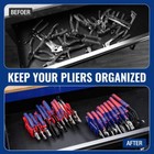 Workpro 2pc Plier Organizer Rack Tool Box Organizer 20slot Tool Drawer Organizer