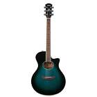 Yamaha Apx600 Acoustic Electric Guitar Oriental Blue Burst