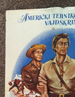 Disney Davy Crockett Movie Poster Yugoslavian 1 Sheet