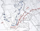 Civil War Map 61 Battle Of Stones River Murfreesboro Tn Thomas Polk Dec 31  8 Am
