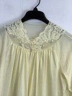 Vintage Shadowline Babydoll Night Cover S Negligee Short Yellow Sheer Nylon Lace