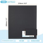 Printable Business Cards 3 5 x2  1000 Cards Perforated Card Stock Paper Black